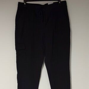 CROFT & BARROW BLACK STRAIGHT MID-RISE PANTS WITH POCKETS NWT XL